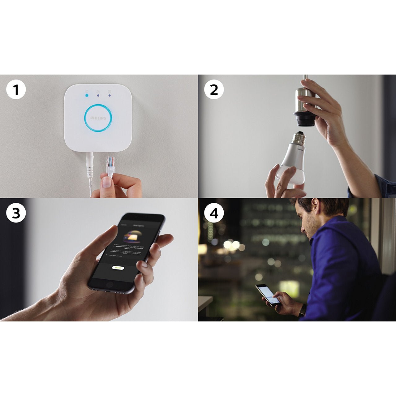 Philips Hue Starter Kit - White - E27 Screw